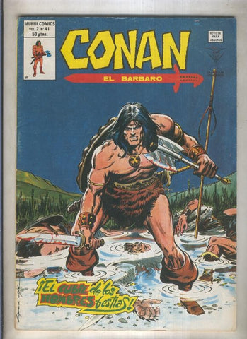 Conan el Barbaro volumen 2 numero 41 (numerado 7 en trasera)