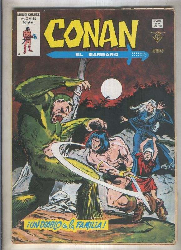 Conan el Barbaro volumen 2 numero 40 (numerado 3 en trasera)