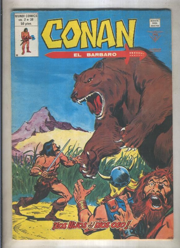 Conan el Barbaro volumen 2 numero 38 (numerado 3 en trasera)