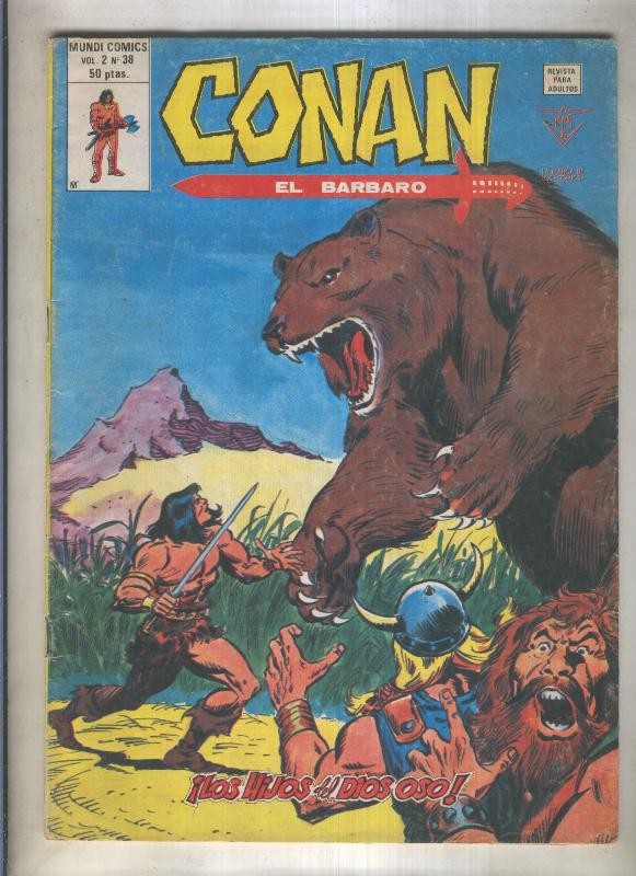 Conan el Barbaro volumen 2 numero 38 (numerado 5 en trasera)