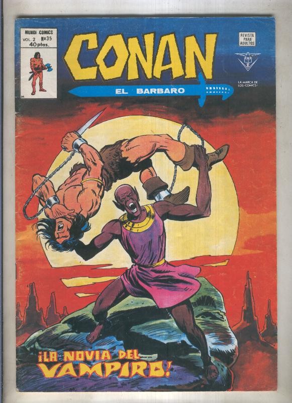 Conan el Barbaro volumen 2 numero 35 (numerado 3 en trasera)