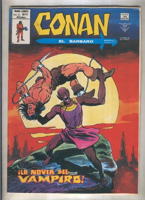 Conan el Barbaro volumen 2 numero 35 (numerado 6 en trasera)