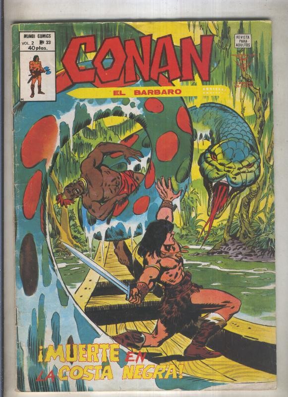 Conan el Barbaro volumen 2 numero 33 (numerado 3 en trasera)