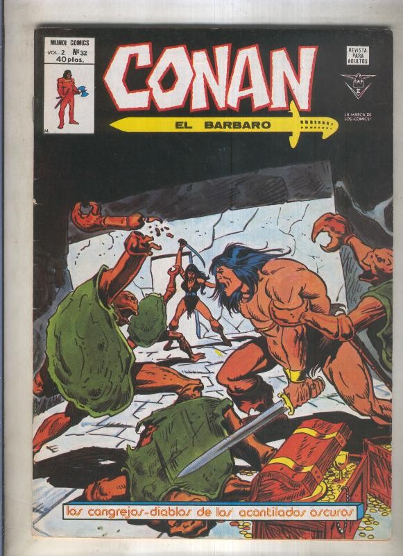 Conan el Barbaro volumen 2 numero 32 (numerado 2 en trasera)