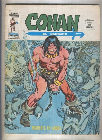 Conan el Barbaro volumen 2 numero 13 (numerado 2 en trasera)