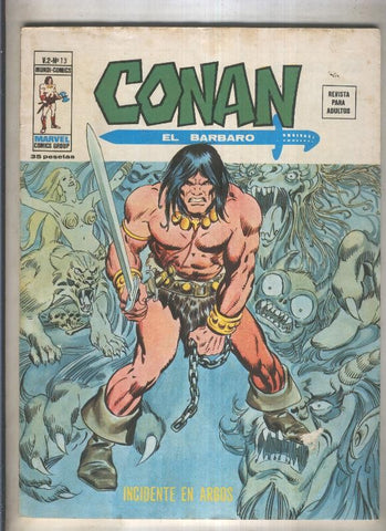 Conan el Barbaro volumen 2 numero 13 (numerado 1 en trasera)