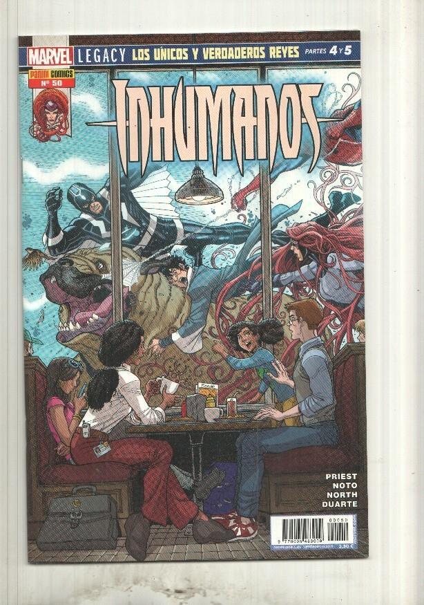 Panini: Marvel Inhumanos numero 050  Año 5  los unicos y verdaderos reyes 