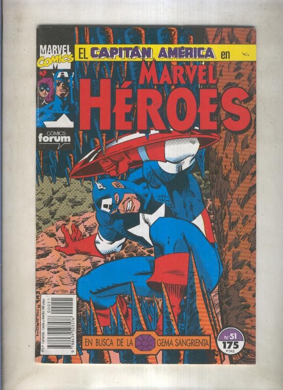 Marvel Heroes numero 51: El Capitan America (numerado 3 en interior cubierta)
