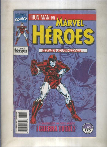 Marvel Heroes numero 54: Iron Man (numerado 1 en trasera)