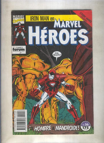 Marvel Heroes numero 56: Iron Man (numerado 1 en trasera)