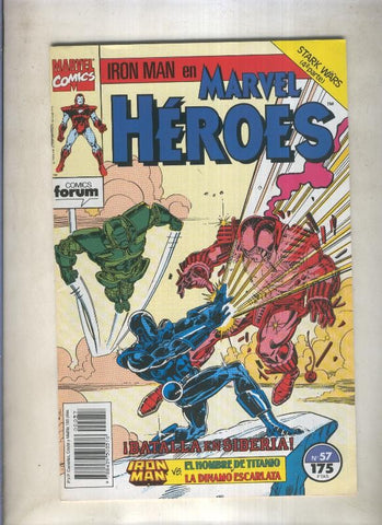 Marvel Heroes numero 57: Iron Man (numerado 1 en trasera)