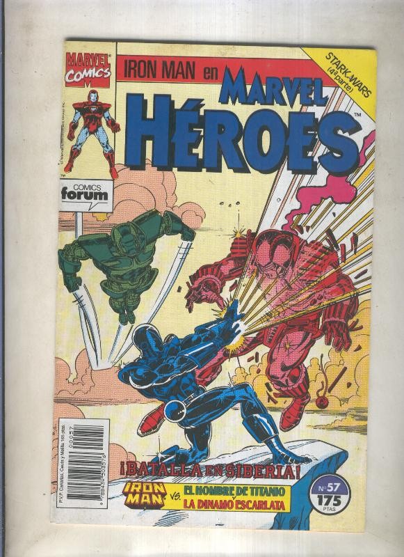 Marvel Heroes numero 57: Iron Man (numerado 2 en trasera)