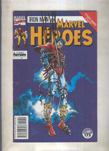 Marvel Heroes numero 59: Iron Man (numerado 1 en trasera)