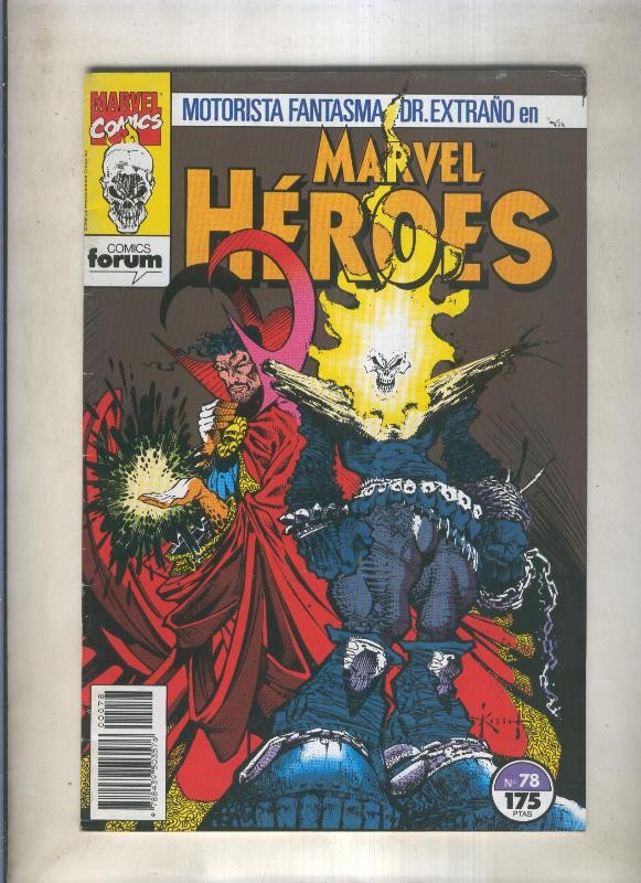 Marvel Heroes numero 78: Motorista Fantasma y Dr.Extraño (numerado 1 en trasera)