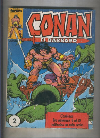 Conan el Barbaro volumen 1, primera edicion retapado numero 006 al 010