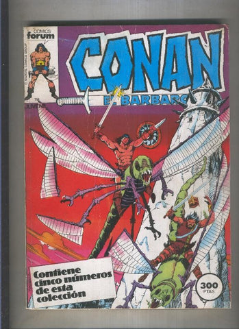Conan el Barbaro volumen 1, primera edicion retapado numero 056 al 060 (numerado 2 en trasera)