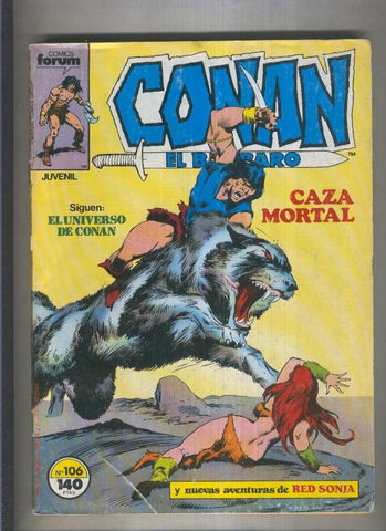 Conan el Barbaro volumen 1, primera edicion retapado numero 106 al 110 