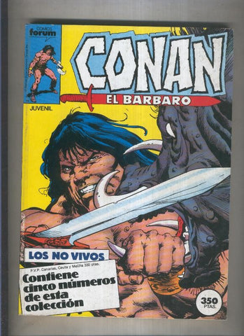 Conan el Barbaro volumen 1, primera edicion retapado numero 126 al 130 (numerado 1 en trasera)