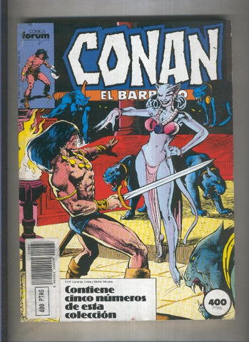 Conan el Barbaro volumen 1, primera edicion retapado numero 161 al 165 (numerado 2 en trasera)