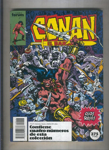 Conan el Barbaro volumen 1, primera edicion retapado numero 166 al 170