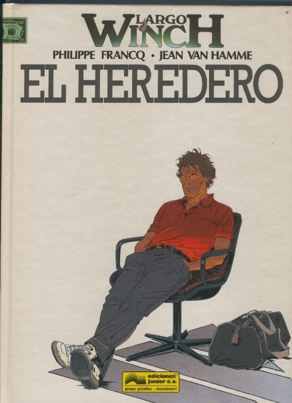 Largo Winch numero 01: El heredero (numerado 1 en interior cubierta)