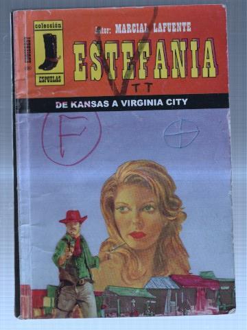 Coleccion Espuelas: De Kansas a Virginia City (aviejada con marcas en cubierta e interior)