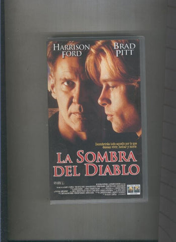 Video VHS: La sombra del diablo con Harrison Ford y Brad Pitt