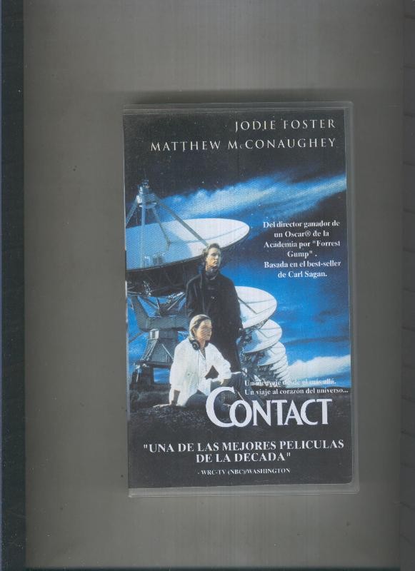 Video VHS: Contact con Jodie Foster y Matthew McConaughey