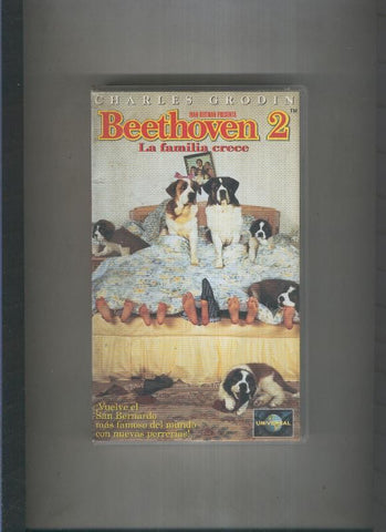 Video VHS: Beethoven 2, la familia crece
