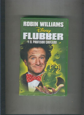 Video VHS: Flubber y el profesor chiflado con Robin Williams