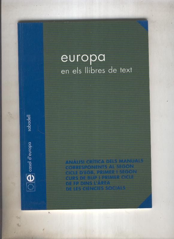 Europa en els llibres de text