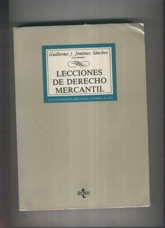 Lecciones de derecho mercantil
