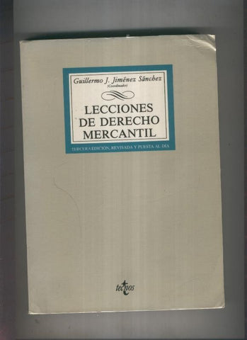 Lecciones de derecho mercantil