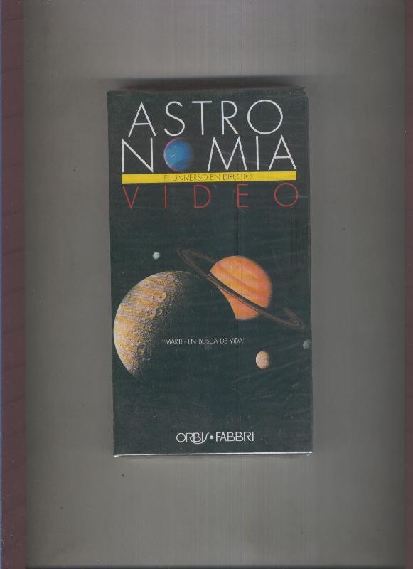 Video VHS: Astronomia el universo en directo numero 22: Marte: en busca de vida