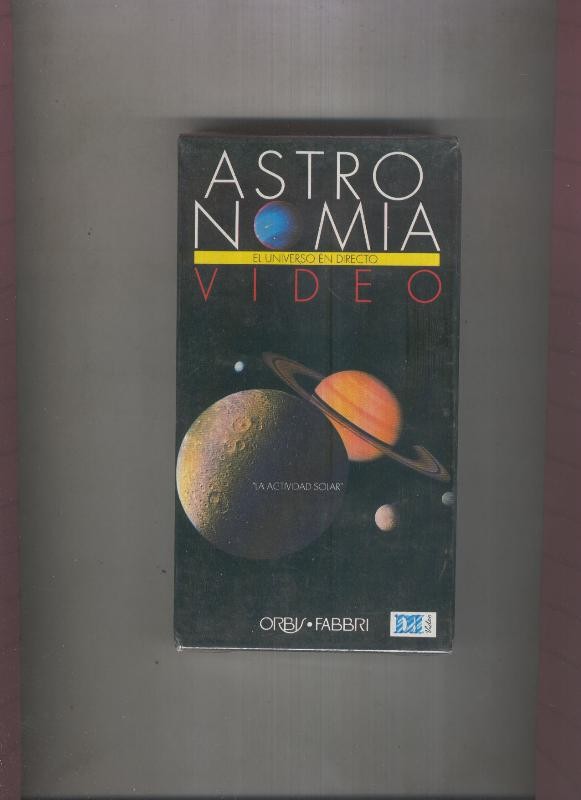 Video VHS: Astronomia el universo en directo numero 04: La actividad solar