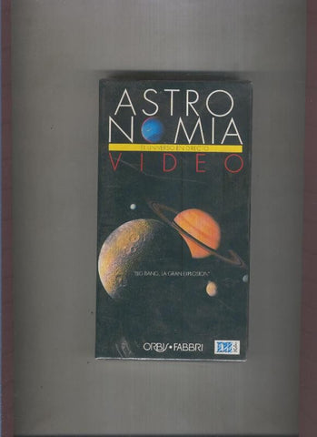 Video VHS: Astronomia el universo en directo numero 14: Big Bang, la gran explosion