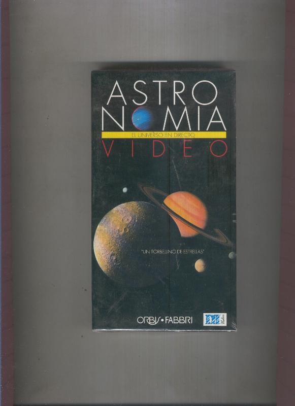 Video VHS: Astronomia el universo en directo numero 08: Un torbellino de estrellas