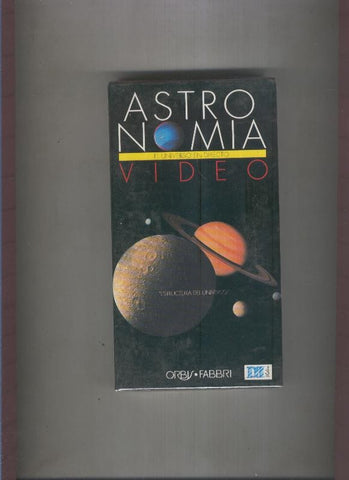 Video VHS: Astronomia el universo en directo numero 12: Estructura del universo