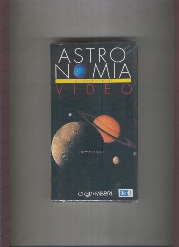 Video VHS: Astronomia el universo en directo numero 17: Proyecto Marte