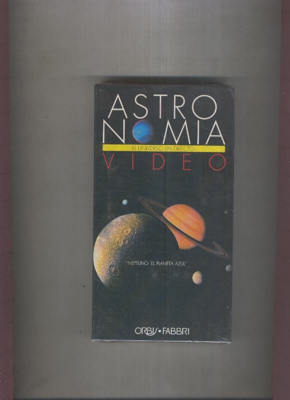 Video VHS: Astronomia el universo en directo numero 23: Neptuno: el planeta azul