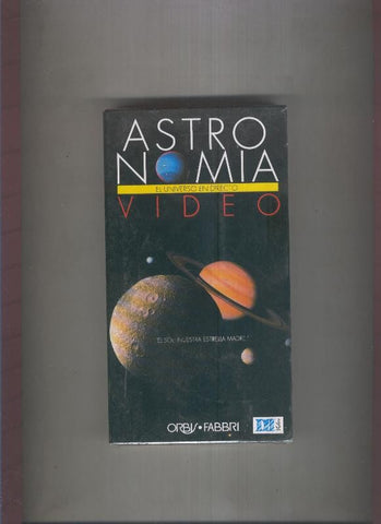 Video VHS: Astronomia el universo en directo numero 03: El sol: nuestra estrella madre