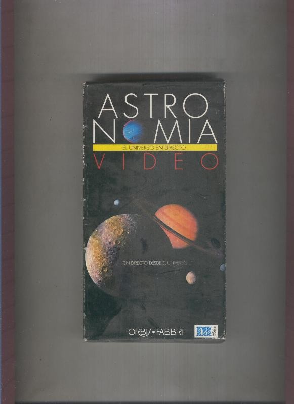 Video VHS: Astronomia el universo en directo numero 01: En directo desde el universo