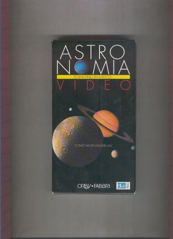 Video VHS: Astronomia el universo en directo numero 06: Como nacen las estrellas