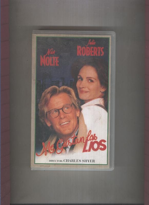 Video VHS: Me gustan los lios con Julia Robert y Nick Nolte