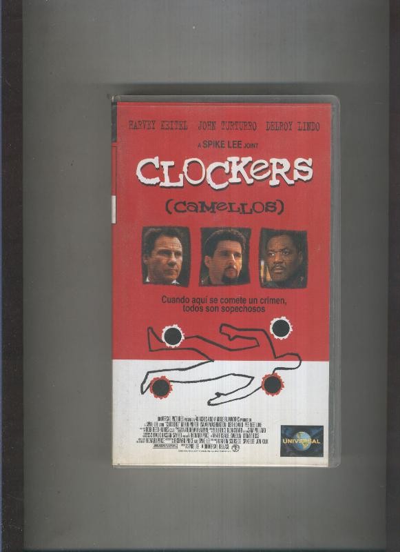 Video VHS: Clockers (camellos) con Harvey Keitel y John Turturro