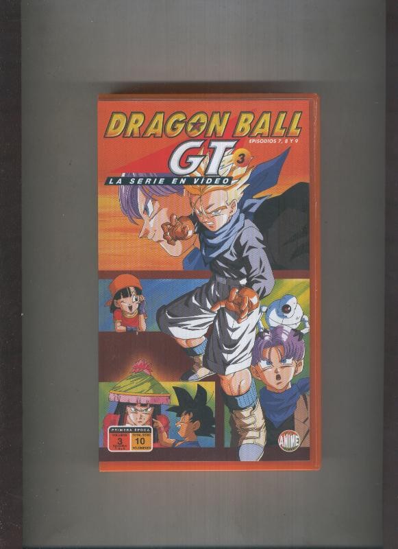 Video VHS: Dragon Ball GT volumen 03: episodios 7,8,9