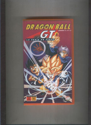 Video VHS: Dragon Ball GT volumen 05: episodios 13,14,15