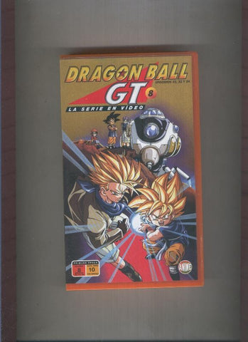 Video VHS: Dragon Ball GT volumen 08: episodios 22,23,24