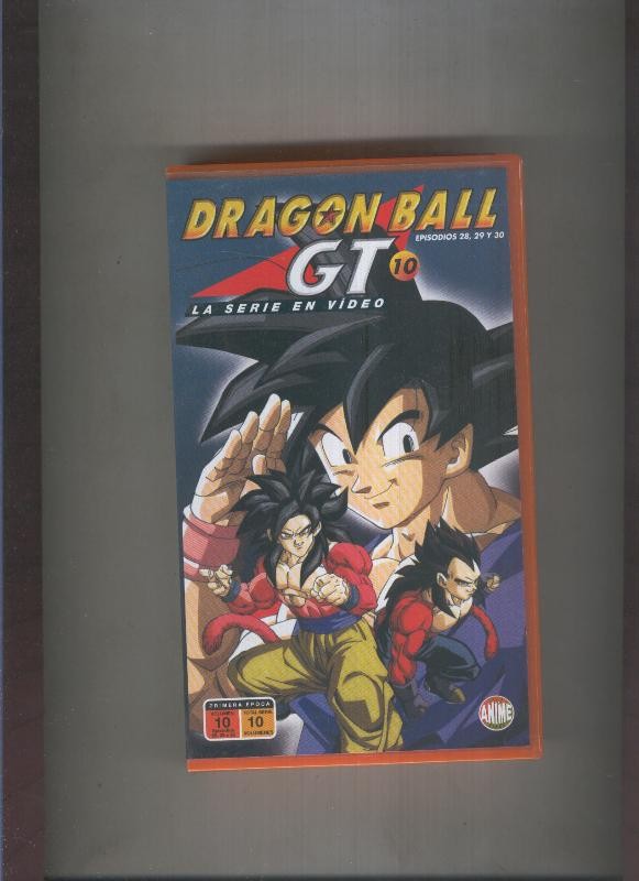 Video VHS: Dragon Ball GT volumen 10: episodios 28,29,30