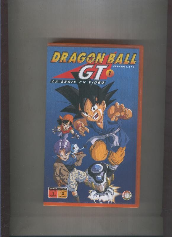 Video VHS: Dragon Ball GT volumen 01: episodios 1,2,3